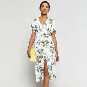 Reformation Breanna Dress in Riviera